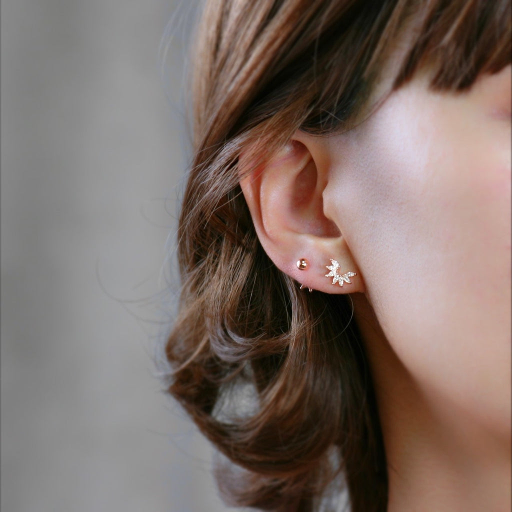 花ピアス/ボディピアス・シルバー925・ゴールド