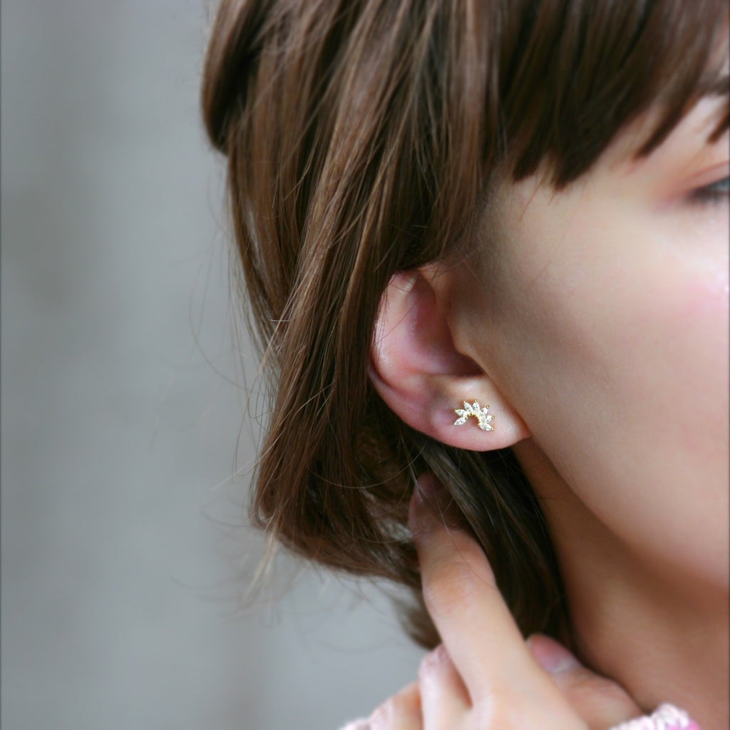 花ピアス/ボディピアス・シルバー925・ゴールド